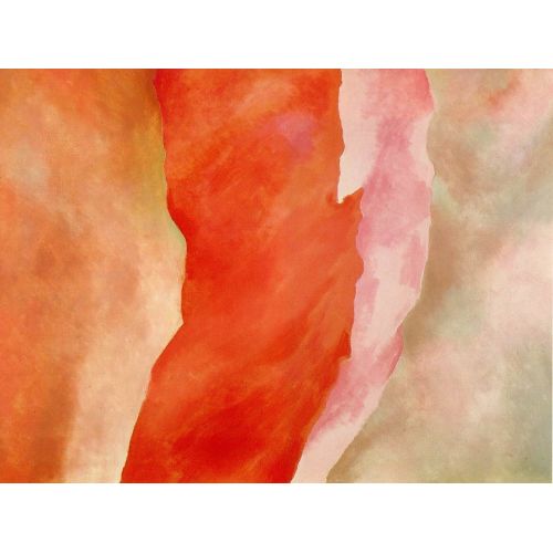 Georgia O'keeffe, It Was Red And Pink Georgia O'keeffe, It Was Red And Pink