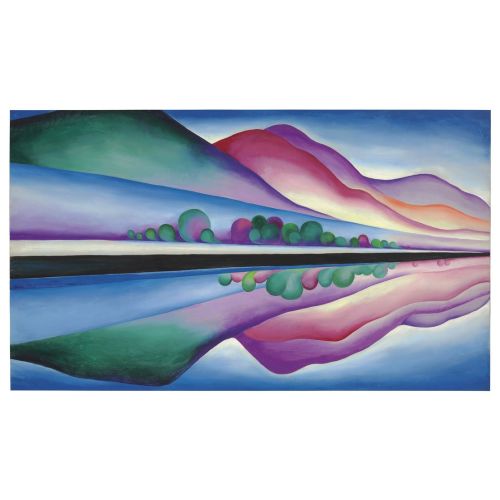 Georgia O'keeffe, George Gölü Yansıma Georgia O'keeffe, George Gölü Yansıma