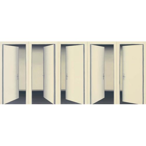 Gerhard Richter, Five Doors II 1967