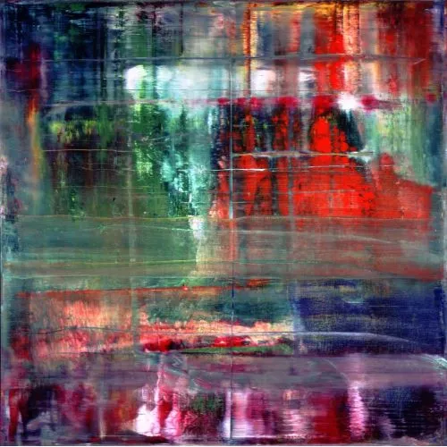 Gerhard Richter, Soyut Tablo Renk Karışımı Soyut Gerhard Richter, Soyut Tablo Renk Karışımı Soyut Sanat Akımları Kanvas Efektli Tablo, Resim Kağıdı Baskısı