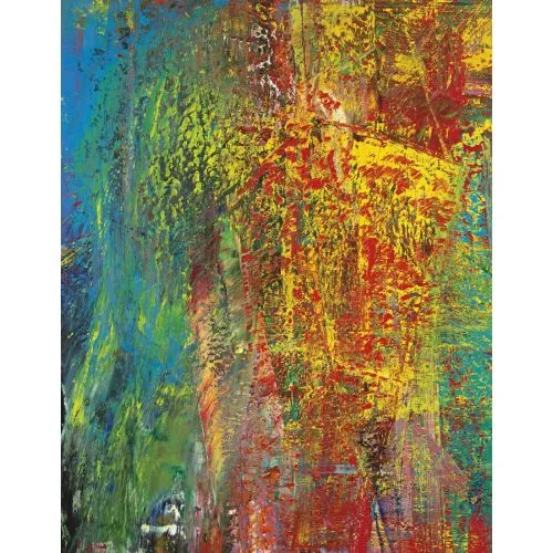 Gerhard Richter, Abstract Painting Courbet 1986 Abstract Art Movements Canvas, Drawing Paper Prints, Reproduction Oil Painting