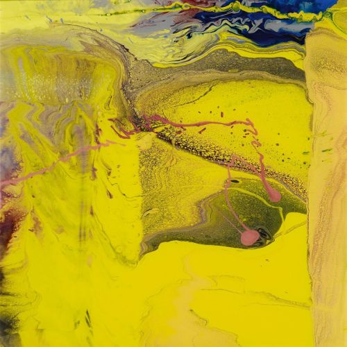 Gerhard Richter, Soyut Tablo Akışı P5 Sarı