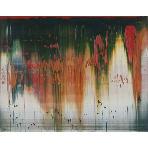 Gerhard Richter, Abstract Painting Fuji 839-55 Abstract Art Movements Canvas, Drawing Paper Prints, Reproduction Oil Painting and