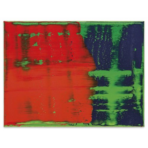 Gerhard Richter, Soyut Tablo Yeşil, Mavi, Kırmızı Gerhard Richter, Soyut Tablo Yeşil, Mavi, Kırmızı