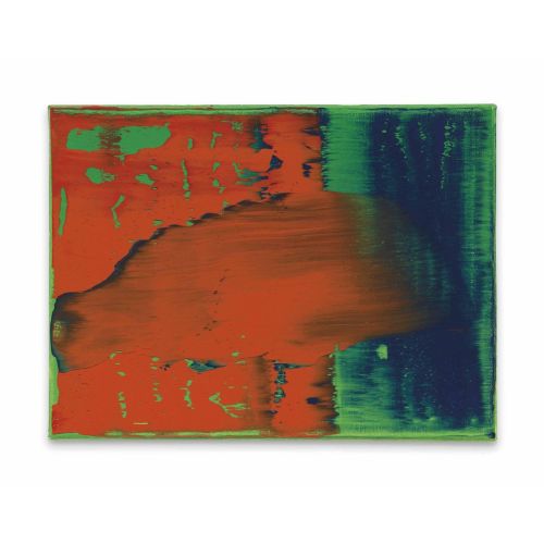 Gerhard Richter, Soyut Tablo Yeşil, Mavi Kırmızı 35 Gerhard Richter, Soyut Tablo Yeşil, Mavi Kırmızı 35