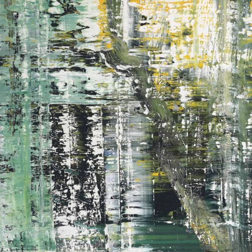 Gerhard Richter, Abstract Painting Green, Cage Grid II Single Part O