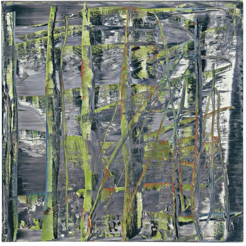 Gerhard Richter, Soyut Tablo Gri, Yeşil 767-1