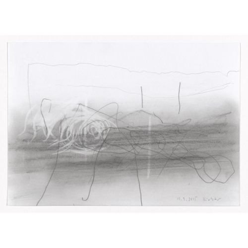 Gerhard Richter, Abstract Painting Pencil Drawing 3 Gerhard Richter, Abstract Painting Pencil Drawing 3