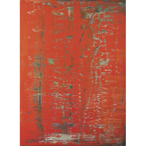 Gerhard Richter, Soyut Tablo Kırmızı 743-1