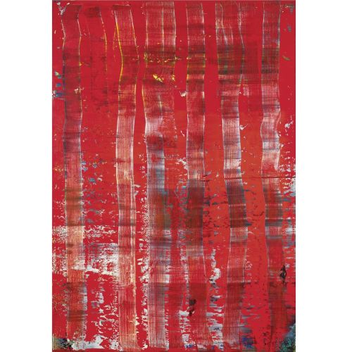 Gerhard Richter, Soyut Tablo Kırmızı 743-2