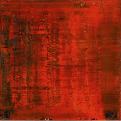 Gerhard Richter, Soyut Tablo Kırmızı 747-4