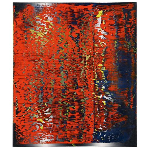 Gerhard Richter, Soyut Tablo Kırmızı Mavi 682-3