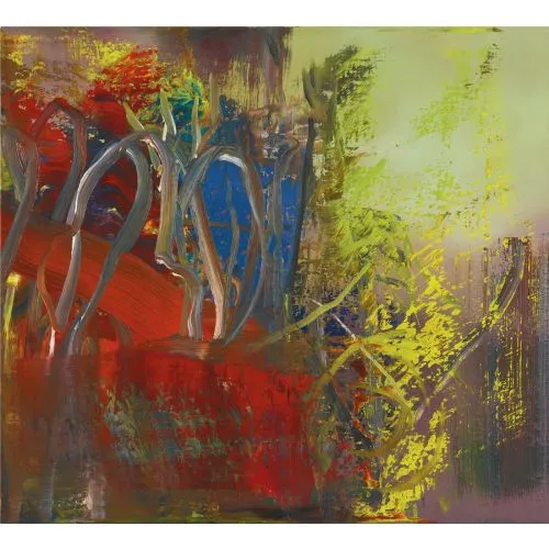 Gerhard Richter, Soyut Tablo 595-1 Soyut Gerhard Richter, Soyut Tablo 595-1 Soyut Sanat Akımları Kanvas Efektli Tablo, Resim Kağıdı Baskısı, Reprodüksiyon ve