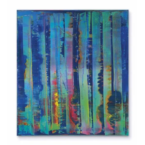 Gerhard Richter, Soyut Tablo 776-2 Soyut Sanat Akımları Kanvas Efektli Tablo, Resim Kağıdı Baskısı, Reprodüksiyon ve