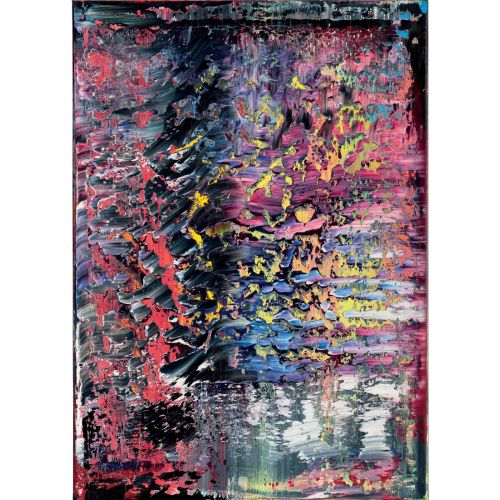 Gerhard Richter, Soyut Tablolar Don 1, Mor Gerhard Richter, Soyut Tablolar Don 1, Mor