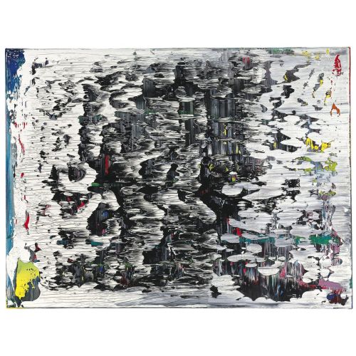 Gerhard Richter, Abstract Paintings, Ridge 5, Grey, White Gerhard Richter, Abstract Paintings, Ridge 5, Grey, White