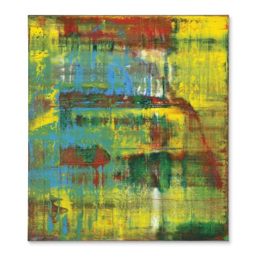 Gerhard Richter, Abstract Paintings, Yellow 809-2 Gerhard Richter, Abstract Paintings, Yellow 809-2