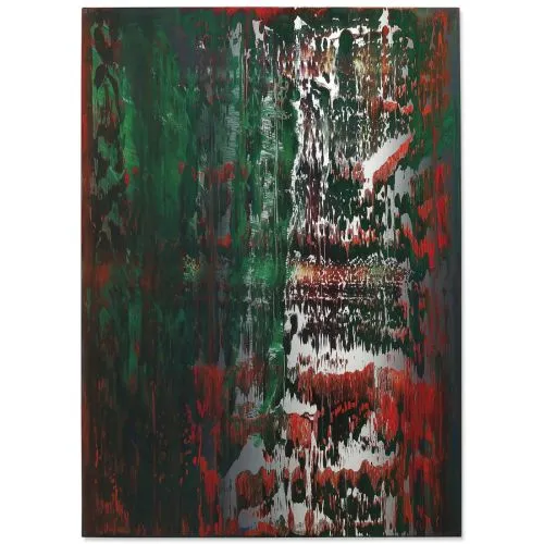 Gerhard Richter, Soyut Tablo, Kule 647 Soyut Sanat Akımları Kanvas Efektli Tablo, Resim Kağıdı Baskısı, Reprodüksiyon ve