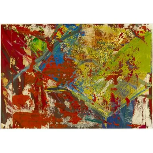 Gerhard Richter, Abstract Painting Untitled 1985 Abstract Art Movements Canvas, Drawing Paper Prints, Reproduction Oil Painting