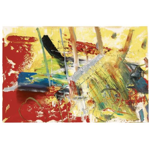 Gerhard Richter, Soyut Tablo, İsimsiz, 1985 Gerhard Richter, Soyut Tablo, İsimsiz, 1985