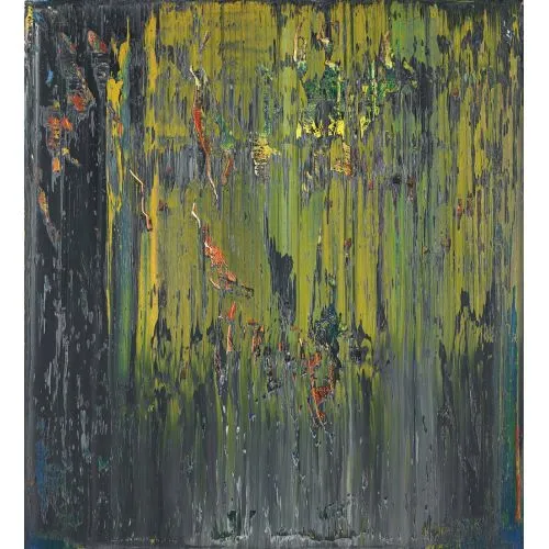 Gerhard Richter, Abstraktes Bild 648-3, 1987 Abstract Art Movements Canvas, Drawing Paper Prints, Reproduction Oil Painting and