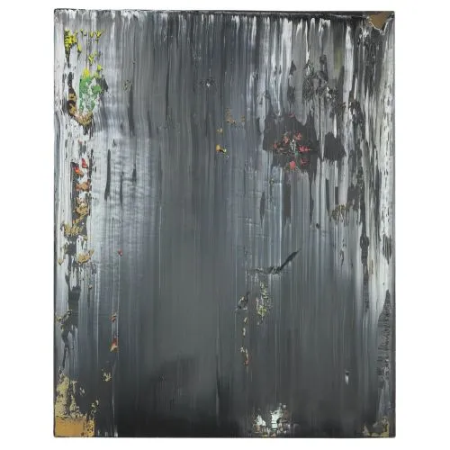 Gerhard Richter, Soyut Tabo 687-2 Soyut Sanat Akımları Kanvas Efektli Tablo, Resim Kağıdı Baskısı, Reprodüksiyon ve