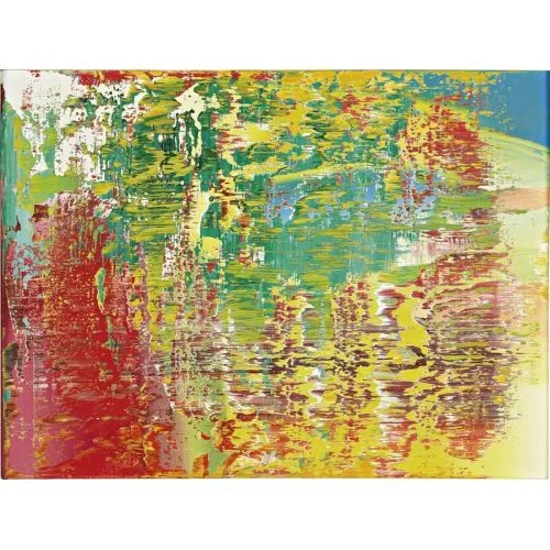 Gerhard Richter, Abstraktes Bild 707-1, 1989-65 Abstract Art Movements Canvas, Drawing Paper Prints, Reproduction Oil Painting