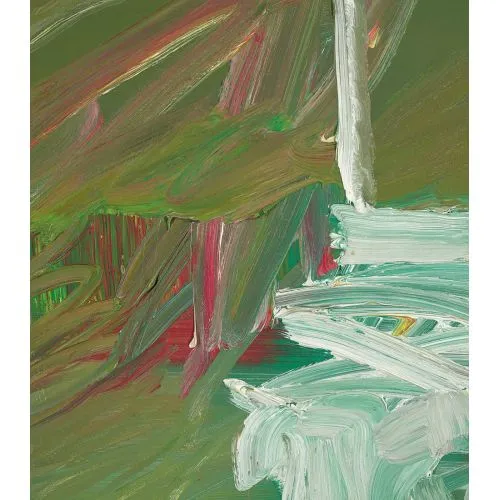 Gerhard Richter, Soyut Tablo 1932, Yeşil Soyut Sanat Akımları Kanvas Efektli Tablo, Resim Kağıdı Baskısı, Reprodüksiyon