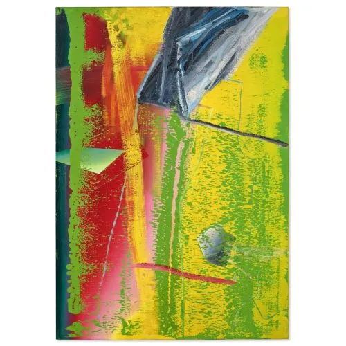 Gerhard Richter, Soyut Tablo 091929 Soyut Sanat Akımları Kanvas Efektli Tablo, Resim Kağıdı Baskısı, Reprodüksiyon ve