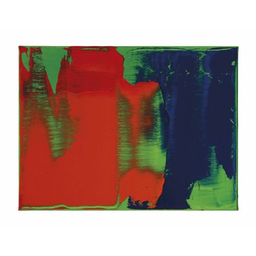 Gerhard Richter, Abstraktes Bild Grun, Blau Gerhard Richter, Abstraktes Bild Grun, Blau