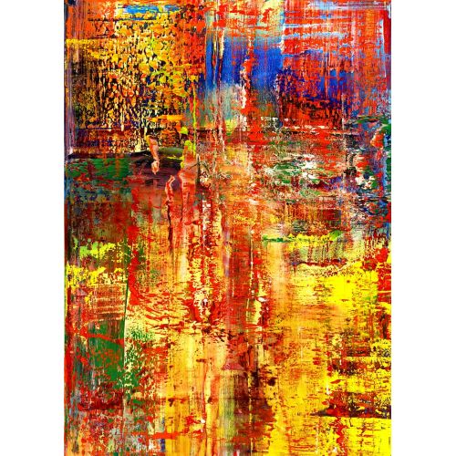 Gerhard Richter, Abstraktes Bild Orange 941-1 Gerhard Richter, Abstraktes Bild Orange 941-1