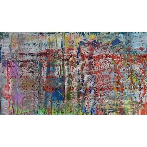 Gerhard Richter, Abstraktes Bild P2 Abstract Art Movements Canvas, Drawing Paper Prints, Reproduction Oil Painting and High