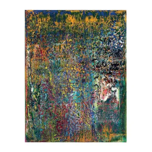 Gerhard Richter, Soyut Tablo 719 Soyut Sanat Akımları Kanvas Efektli Tablo, Resim Kağıdı Baskısı, Reprodüksiyon ve