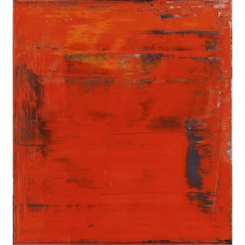 Gerhard Richter, Asbtract Painting Red 850-7 Abstract Gerhard Richter, Asbtract Painting Red 850-7 Abstract Art Movements Canvas, Drawing Paper Prints, Reproduction Oil Painting and