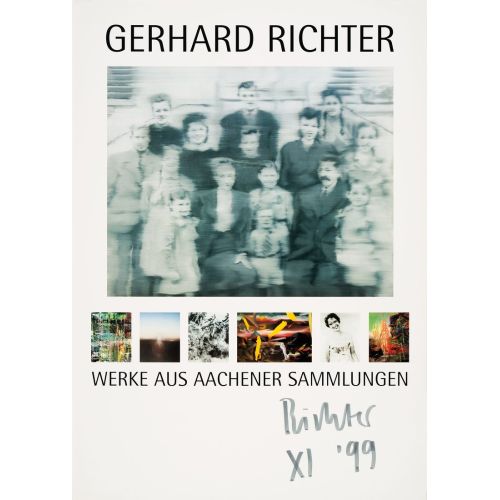 Gerhard Richter, Ausstellungsplakat Werke, 1999 Gerhard Richter, Ausstellungsplakat Werke, 1999