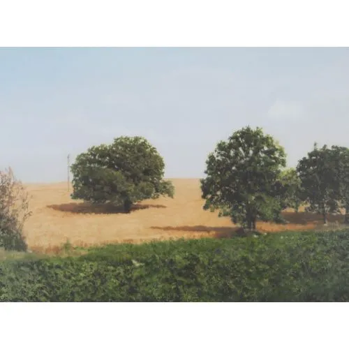 Gerhard Richter, Tarladaki Ağaçlar Soyut Gerhard Richter, Tarladaki Ağaçlar Soyut Sanat Akımları Kanvas Efektli Tablo, Resim Kağıdı Baskısı, Reprodüksiyon ve