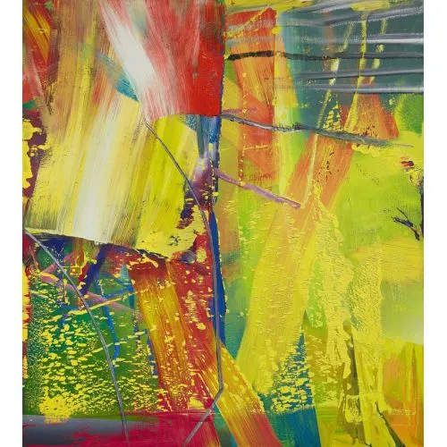 Gerhard Richter, Mum Işığı Soyut Gerhard Richter, Mum Işığı Soyut Sanat Akımları Kanvas Efektli Tablo, Resim Kağıdı Baskısı, Reprodüksiyon ve Yüksek