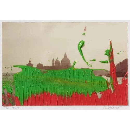 Gerhard Richter, San Giorgio Maggiore Kilisesi Modernizm Gerhard Richter, San Giorgio Maggiore Kilisesi Modernizm Sanat Akımları Kanvas Efektli Tablo, Resim Kağıdı Baskısı