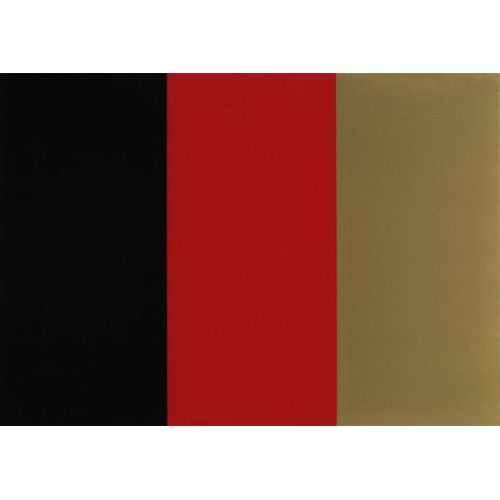 Gerhard Richter, Alman Bayrağı Siyah, Kırmızı, Altın III, 1999 Gerhard Richter, Alman Bayrağı Siyah, Kırmızı, Altın III, 1999