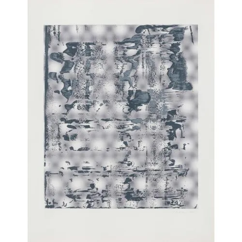 Gerhard Richter, Graphit Soyut Gerhard Richter, Graphit Soyut Sanat Akımları Kanvas Efektli Tablo, Resim Kağıdı Baskısı, Reprodüksiyon ve Yüksek