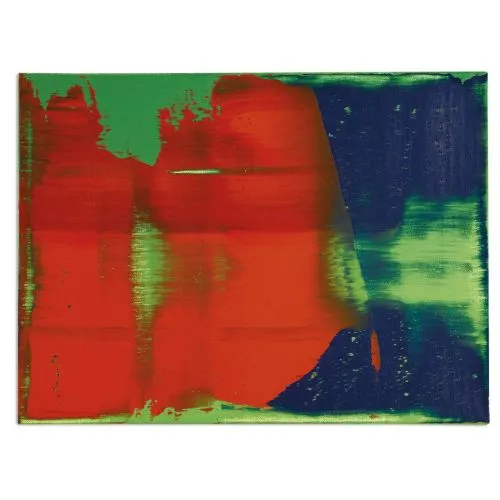 Gerhard Richter, Yeşil Mavi Kırmızı, 1993 Soyut Gerhard Richter, Yeşil Mavi Kırmızı, 1993 Soyut Sanat Akımları Kanvas Efektli Tablo, Resim Kağıdı Baskısı