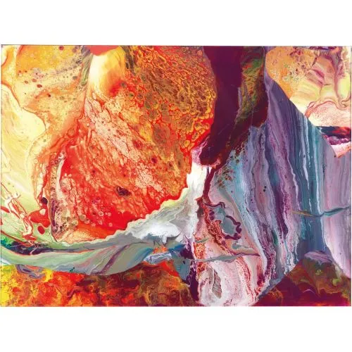 Gerhard Richter, Ifrit P8 Soyut Sanat Akımları Kanvas Efektli Tablo, Resim Kağıdı Baskısı, Reprodüksiyon ve Yüksek