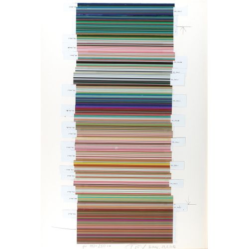 Gerhard Richter, P 25 Example For Stripes Gerhard Richter, P 25 Example For Stripes