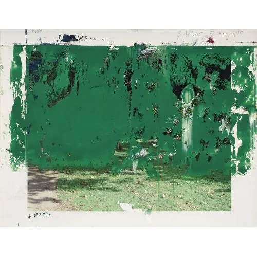 Gerhard Richter, Park Soyut Sanat Akımları Kanvas Efektli Tablo, Resim Kağıdı Baskısı, Reprodüksiyon ve Yüksek