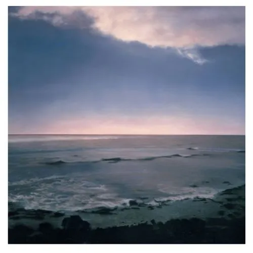 Gerhard Richter, Deniz Manzarası Modernizm Sanat Akımları Kanvas Efektli Tablo, Resim Kağıdı Baskısı, Reprodüksiyon ve