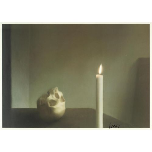 Gerhard Richter, Skull And Candle Gerhard Richter, Skull And Candle