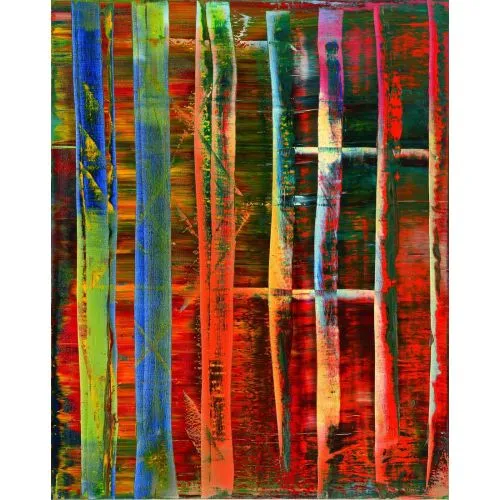 Gerhard Richter, Abstract Painting 768-1 Abstract Gerhard Richter, Abstract Painting 768-1 Abstract Art Movements Canvas, Drawing Paper Prints, Reproduction Oil Painting and High