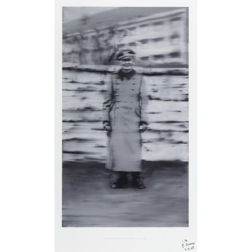 Gerhard Richter, Rudi Amca 1965 Modernizm Sanat Akımları Kanvas Efektli Tablo, Resim Kağıdı Baskısı, Reprodüksiyon ve