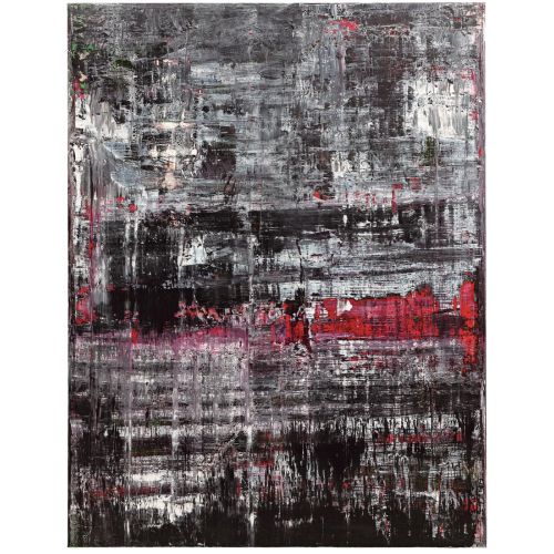 Gerhard Richter, Soyut Tablo 837-2, Birkenau, Gri, Kırmızı