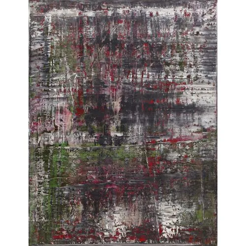 Gerhard Richter, Soyut Tablo 837-4 Soyut Sanat Akımları Kanvas Efektli Tablo, Resim Kağıdı Baskısı, Reprodüksiyon ve